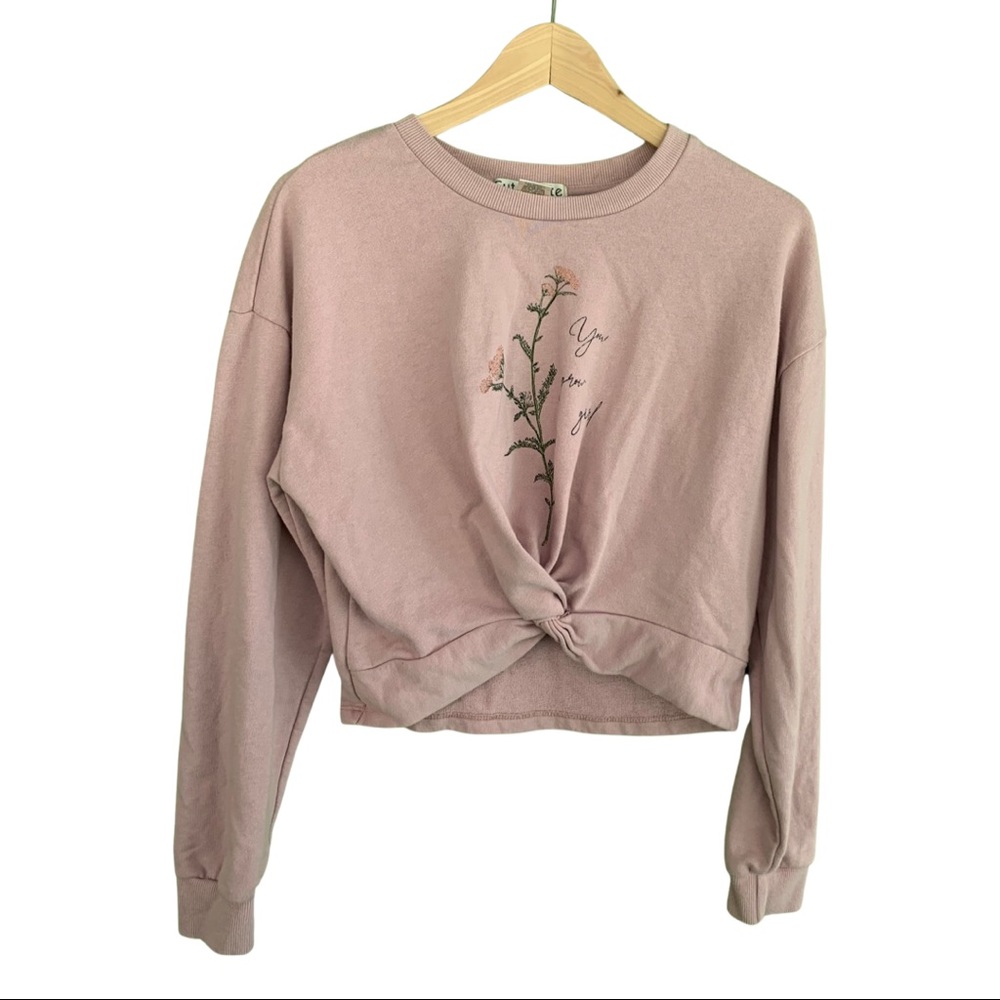 Pale Pink Inspirational Sweatshirt